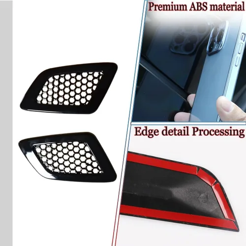 Miniatura 4 de MUXEE 2 piezas Cubierta de ventilación superior de tablero para Honda CRV 2023 2024 2025 2026 - ABS Negro brillante deportivo Accesorios interiores