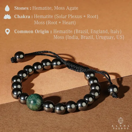Miniatura 83 de Pulseras de cristal curativo para mujeres y hombres, espiritual, energía positiva y equilibrio, pulseras de cuentas de cristal natural hechas a mano