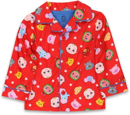 Miniatura 5 de CoComelon Conjunto de pijama de franela para niños y niñas pequeñas