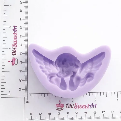 Miniatura 2 de Cherub, ángel, ángeles (segunda imagen de medidas, sin devoluciones) Molde de silicona por Oh! Sweet Art