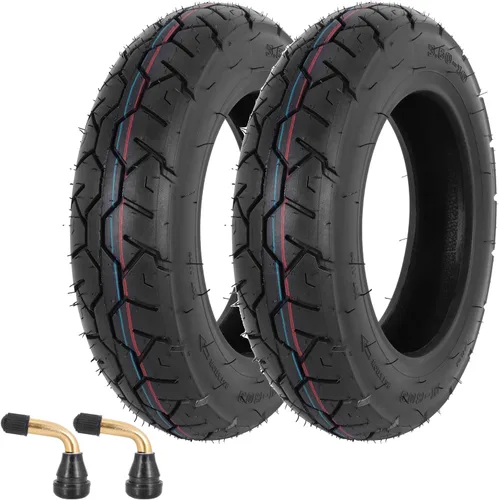 Miniatura 8 de 3.50-10 Neumático para scooter, 3.50-10 Neumático sin cámara todo terreno para reemplazo delantero/trasero en scooters y motos con llantas de 10 1