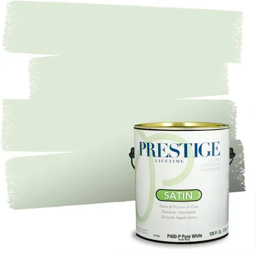 Miniatura 235 de PRESTIGE Pintura exterior e imprimación en uno, aloe, plano, 1 galón