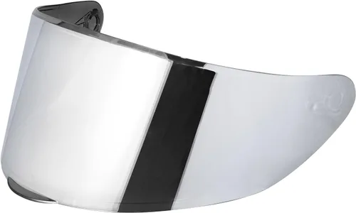 Miniatura 5 de Casco de motocicleta de cara completa WS-607 aprobado por DOT para adultos, con visera transparente/negro/plateado cromado (BB negro plano, L)