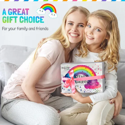 Miniatura 7 de Bombas de baño para niños, bombas de baño mágicas naturales con ingredientes orgánicos, hidratantes, colores vibrantes y burbujas ricas, bombas