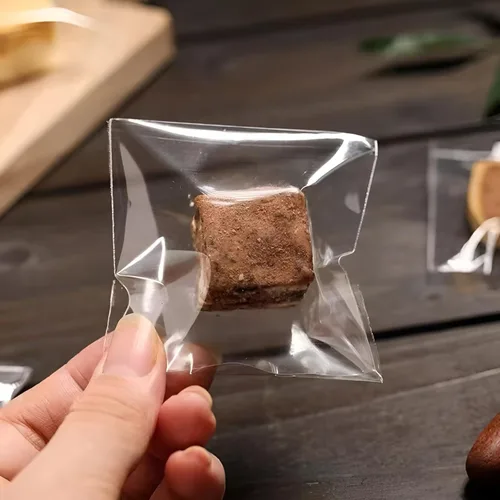 Miniatura 5 de Bolsas adhesivas para repostería, 200 unidades, 2 x 2 pulgadas, pequeñas bolsas de celofán resellables OPP para panadería, manualidades, fotos
