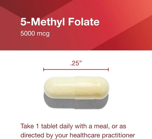 Miniatura 7 de PROTOCOL FOR LIFE BALANCE 5-metilfolato 5,000mcg - Biodisponibilidad superior de metilfolato - para apoyo cerebral - Suplemento de folato