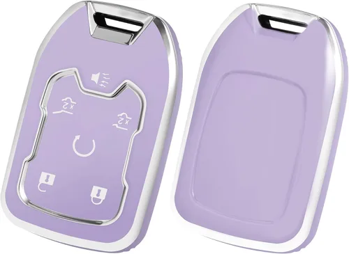 Miniatura 17 de Funda para llavero de automóvil compatible con GMC, funda para llavero compatible con Chevy Suburban Silverado GMC Sierra Terrain Acadia 1500 2500HD