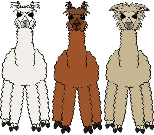 Miniatura 3 de CafePress Alpaca (No Text) Large Mug 15 oz (444 ml) Ceramic Coffee Mug