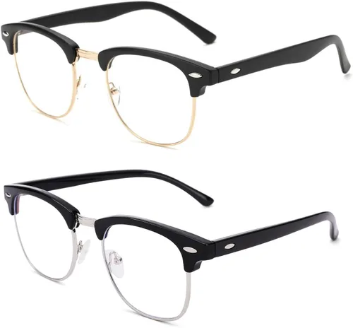Miniatura 14 de Pro Acme Gafas de bloqueo de luz azul Semi Rimless Frame Filter Blue Ray Gafas de computadora