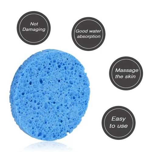 Miniatura 4 de Esponjas para Maquillaje Esponja de eliminación de maquillaje, 10 piezas comprimidas de celulosa natural esponja facial Comprimir Esponja