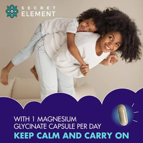 Miniatura 8 de Cápsulas de glicinato de magnesio de 500 MG, suplemento de magnesio para adultos y niños con Kava Kava, alta absorción, vegano y sin OMG, 120