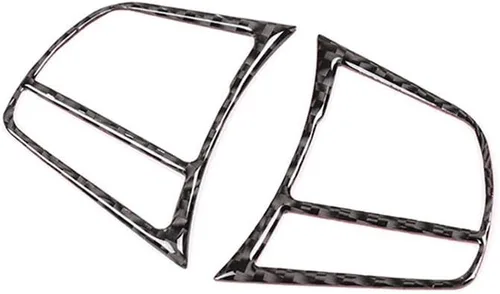 Miniatura 5 de YIWANG Adhesivo de botón de volante de fibra de carbono real para automóvil, 2 unidades, para BMW 3 4 Series F30 F33 F36 2013-2019 Accesorios