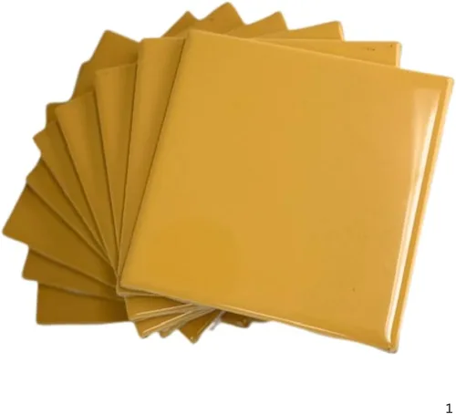 Miniatura 18 de Tenedos - Caja de 10 piezas para azulejos de cerámica brillantes de 4 1/4 pulgadas, para pared de baño y cocina, acabado brillante, aspecto clásico