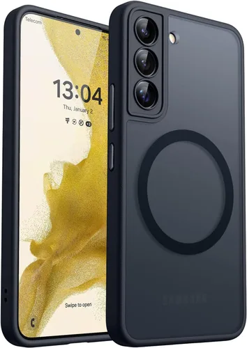 Miniatura 17 de CANSHN Funda diseñada para Samsung Galaxy A16-5G [protección completa de la cámara] [compatible con Magsafe] funda protectora trasera translúcida