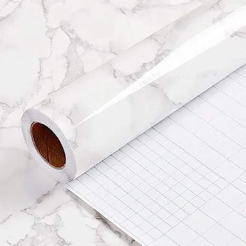 Miniatura 15 de Yancorp Papel de contacto verde y blanco de 16"x120", papel tapiz removible, despegar y pegar para encimeras, baño, impermeable, papel tapiz