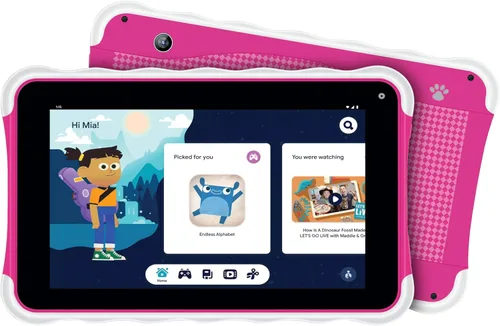 Miniatura 2 de Supersonic SC-779KT - Tablet de 7 pulgadas con Android 13, espacio para niños, Quad-Core, almacenamiento de 32 GB, Bluetooth, cámaras Rosa