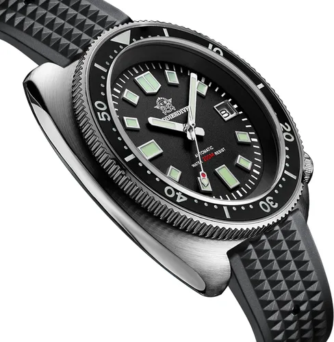 Miniatura 5 de ADDIESDIVE Automatic Diver 200M - Reloj mecánico luminiscente NH35A analógico de acero inoxidable