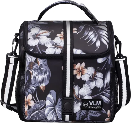 Miniatura 16 de VLM Lonchera para mujer, bolsa de almuerzo aislada para mujer con correa de hombro ajustable, bonita bolsa de almuerzo para el trabajo, picnic, Fresa