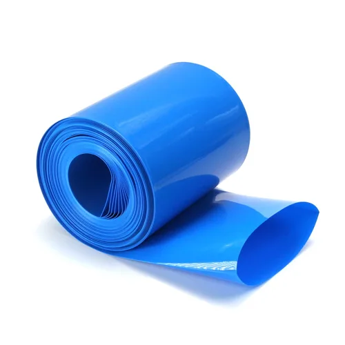 Miniatura 9 de Othmro Kit de tubos termorretráctiles de batería de 3.28 pies, tubo termorretráctil de PVC de aislamiento de ancho de 3.35 pulgadas, tubo de Azul