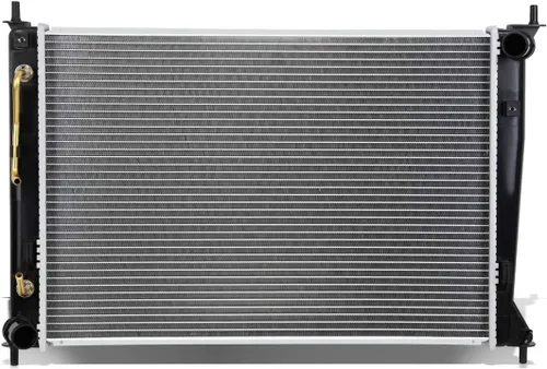 Miniatura 7 de DNA Motoring OEM-RA-2392 Radiador de enfriamiento de aluminio de 1 fila estilo OE compatible con 01-02 Kia Rio 1.5 AT, 25-1/2 pulgadas de ancho x