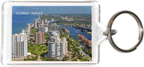 Miniatura 12 de Florida USA United States Acrílico Llaveros Llaveros Titulares - 6 3-Multi
