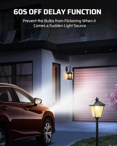 Miniatura 3 de DEWENWILS Enchufe con Sensor de Luz, Enchufe de Sensor de Anochecer a Amanecer, Enchufe de Bombilla para Luminarias, Compatible con Bombillas