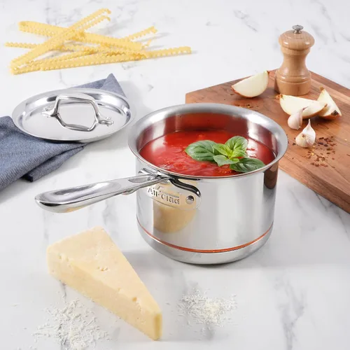 Miniatura 2 de Cacerola All-Clad 6201,5 SS núcleo de cobre 5-pliegues se puede lavar en lavaplatos, utensilios de cocina, Acero inoxidable