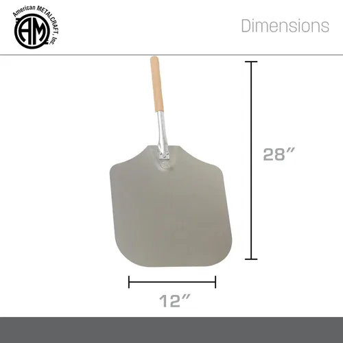 Miniatura 4 de Palas para pizzas de hoja grande de American Metalcraft, Plateado, 1