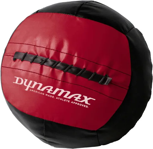 Miniatura 9 de Dynamax Standard Medicine Ball, 4–30 lb Soft Shell Wall Ball, 14-Inch Weighted Exercise Ball for Strength Training, Core Workouts, Conditioning &