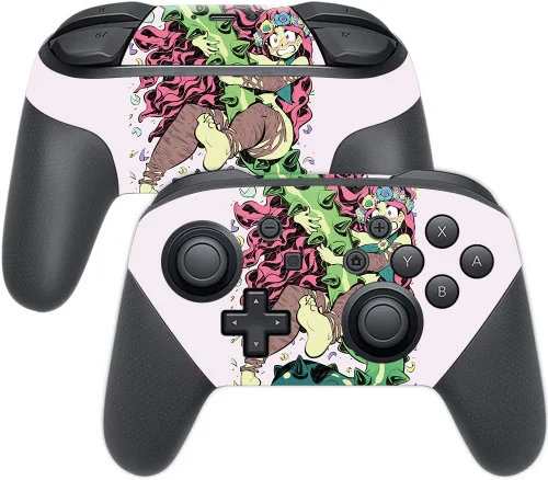 Miniatura 12 de MightySkins Skin compatible con Nintendo Switch Pro Controller - Alien Battle Funda protectora de vinilo duradera y única Fácil de aplicar