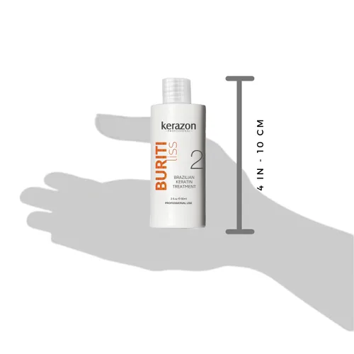 Miniatura 7 de Tratamiento de queratina brasileña Kerazon Buriti Liss, 2 fl oz 2.0 fl oz - Para todo tipo de cabello (paquete de 1)