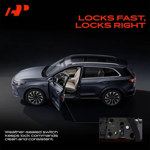 Miniatura 3 de A-Premium Actuador de pestillo de cerradura de puerta compatible con Nissan Titan 2004-2014 Crew Cab Pickup, lado trasero izquierdo del conductor