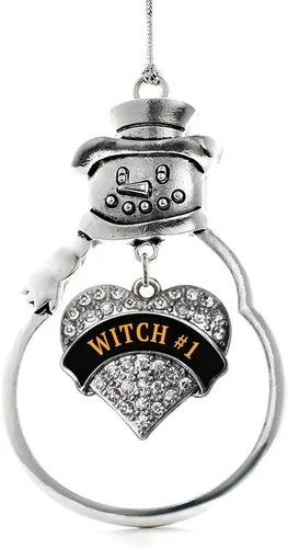 Miniatura 157 de Inspired Silver - Big Sis - Adorno de Navidad plateado - Adorno de árbol de Navidad con dije de corazón con circonita cúbica - Decoración colgante