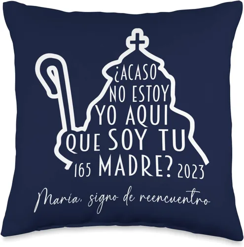 Virgen Divina Pastora Venezuela Gift Store Virgen Divina Pastora Barquisimeto Venezuela Virgin María, almohada de 16 x 16 pulgadas, multicolor