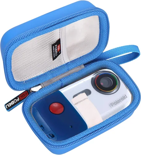 Miniatura 2 de FBLFOBELI Estuche de transporte duro EVA para cámara submarina Polaroid 18mp 4K UHD (azul)
