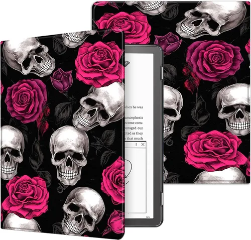 Miniatura 20 de Funda para Kindle básico de 6 pulgadas (11.ª generación), múltiples ángulos, piel sintética, delgada, con función de encendido y apagado automático