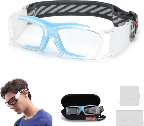 Miniatura 20 de SooGree Sports Goggles Racquetball Glassess Basketball Football Soccer Goggles for Men & Women Adjustable Strap