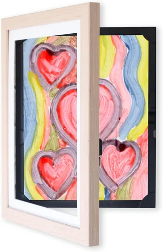Miniatura 14 de Dynamic Frames Li'l Davinci Armario de arte, almacena hasta 50 piezas de arte de 8.5 x 11 pulgadas, dimensiones exteriores del marco de madera