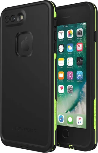 Miniatura 4 de Funda blindada Lifeproof serie Frē de Otterbox para iPhone 7 Plus y 8 Plus, color negro/lima