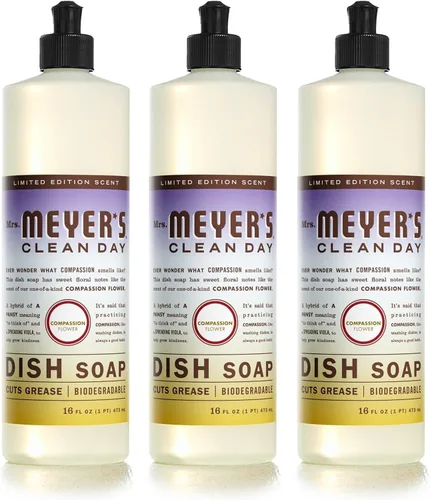 Miniatura 108 de Mrs. Meyer’s Clean Day - Detergente líquido para platos, aroma a lavanda, botella de 16 oz