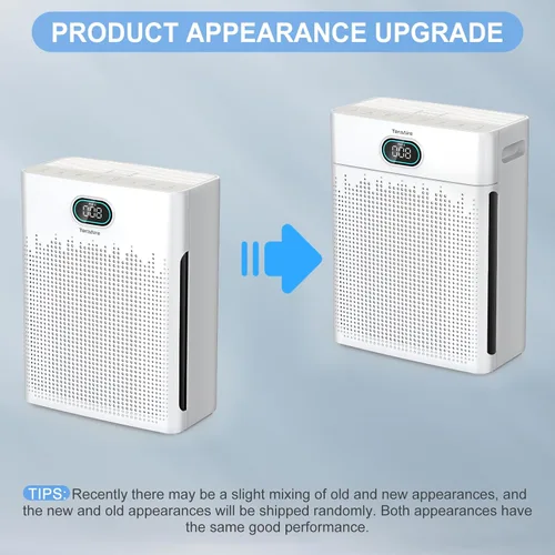 Miniatura 6 de Purificadores de aire para cobertura del hogar de hasta 2200 pies cuadrados, purificador de aire HEPA H13 con prefiltro lavable, modo mascota, Blanco
