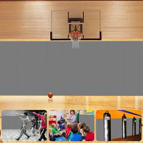 Miniatura 11 de Acolchado de pared para gimnasio, almohadilla de pared para niños, acolchado de pared de 2" de espesor, acolchado de pared para protección de 4