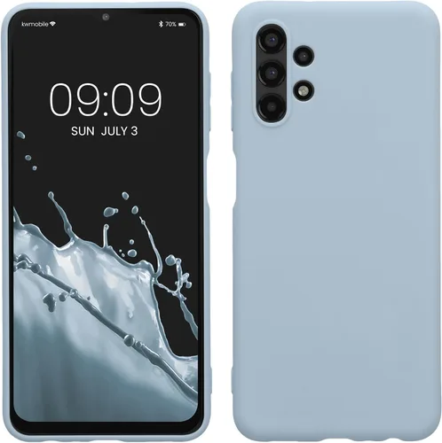 Miniatura 240 de kwmobile Funda compatible con Samsung Galaxy A23 4G / 5G - Funda de silicona TPU metálica suave y delgada - Rojo oscuro metálico