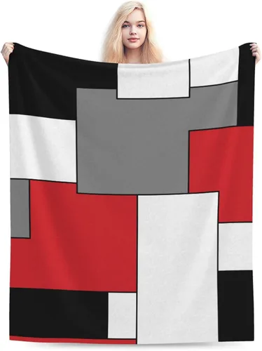 Miniatura 15 de Manta de forro polar con signo de la paz de los hippies ultra suave y acogedora manta decorativa de franela para el hogar, cama, sofá, silla