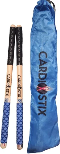 CardioStix Paquete de 8.5 oz de baquetas de batería cardio de doble agarre de mayor peso (1 PAR) Premium de madera de nogal americano | Batería,