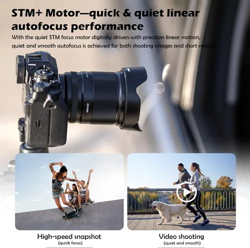 Miniatura 4 de Viltrox AF 0.512 in F1.4 APS-C lente para Sony E-Mount, lente ultra gran angular Prime para cámaras Sony E-Mount a9 a7RIV a7IV a7RIII a7SIII a7II