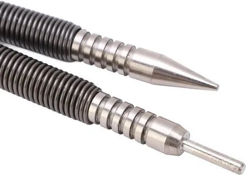 Miniatura 8 de Juego de perforadores de bisagra, 2 piezas de doble cabeza y juego de punzón de bisagra, juego de uñas de resorte 3500 PSI Striking Force
