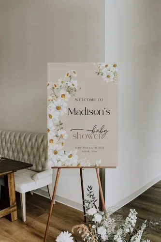 Miniatura 6 de Letrero de bienvenida de sandía para baby shower, letrero de bienvenida de niña de melón rosa, cartel personalizado para baby shower, letrero