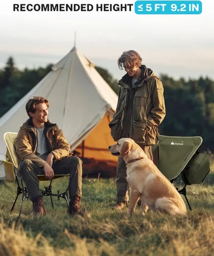 Miniatura 7 de Gonex Silla de Camping Portátil, Silla Plegable Ultraligera Compacta de Mochilero de 5ª Generación Ligera Plegable para Campamento al Aire Libre