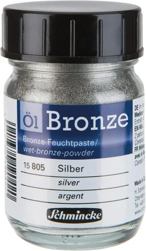 Miniatura 18 de Schmincke - Aqua-Bronze, oro pálido rico, 20 ml, 15 812 032, efectos metálicos brillantes en pinturas gouache y acuarela, papel, cartón, tabla